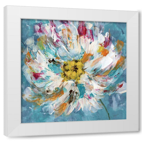 Happy Moment White Modern Wood Framed Art Print by Craven, Katrina