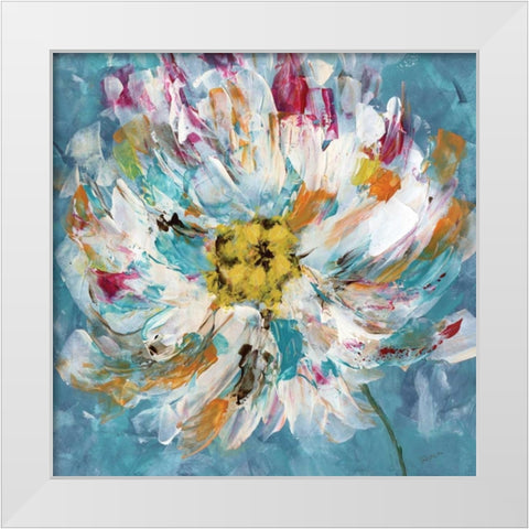 Happy Moment White Modern Wood Framed Art Print by Craven, Katrina