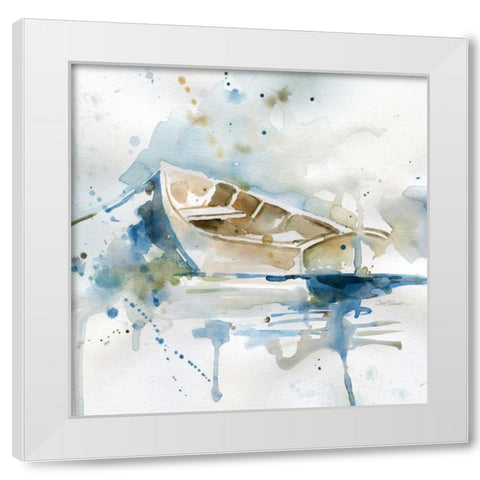 Malibu Marina II White Modern Wood Framed Art Print by Robinson, Carol