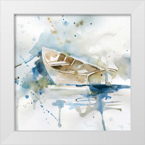 Malibu Marina II White Modern Wood Framed Art Print by Robinson, Carol