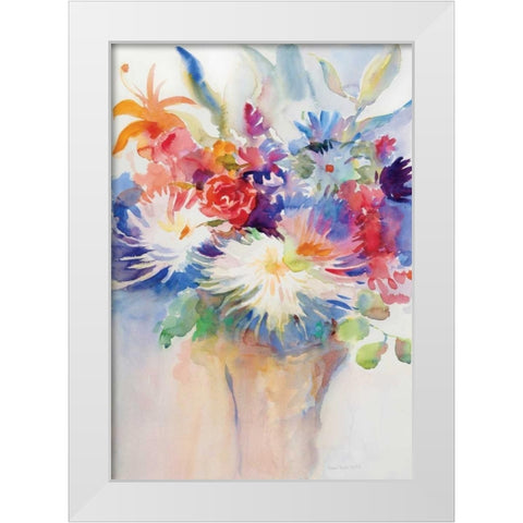 Impromptu Party I White Modern Wood Framed Art Print by Troise Heidel, Theresa