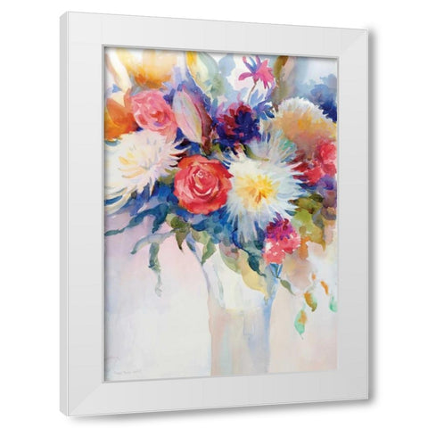Impromptu Party II White Modern Wood Framed Art Print by Troise Heidel, Theresa