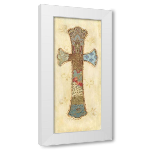 Before the Cross I White Modern Wood Framed Art Print by Tava Studios