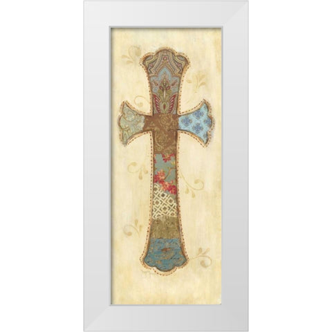 Before the Cross I White Modern Wood Framed Art Print by Tava Studios