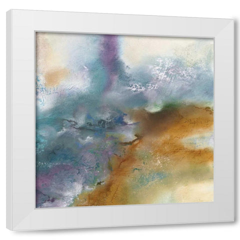 Moonstone I White Modern Wood Framed Art Print by Olson, Norm