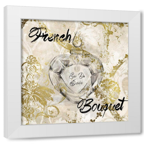 Fench Bouquet White Modern Wood Framed Art Print by Robinson, Carol
