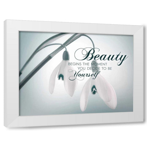 Beauty In White Modern Wood Framed Art Print by Delimont, Danita