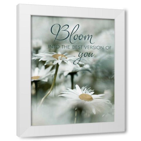 Bloom White Modern Wood Framed Art Print by Delimont, Danita