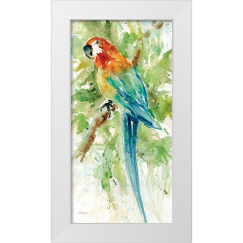 Island Beauty II White Modern Wood Framed Art Print by Robinson, Carol