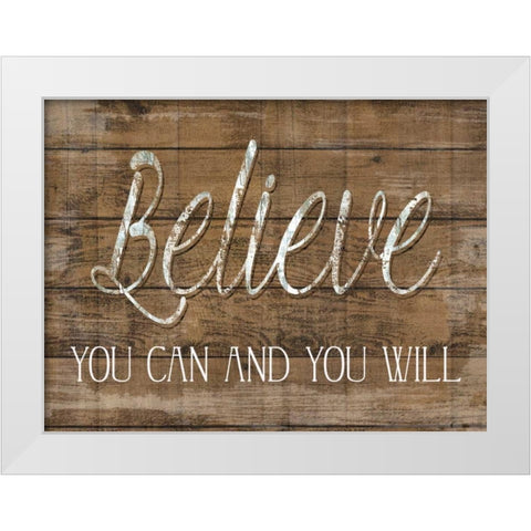 Weathered Wood White Modern Wood Framed Art Print by Donovan, Kelly