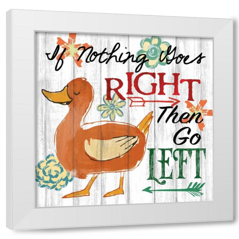 If Nothing Goes White Modern Wood Framed Art Print by Knutsen, Conrad