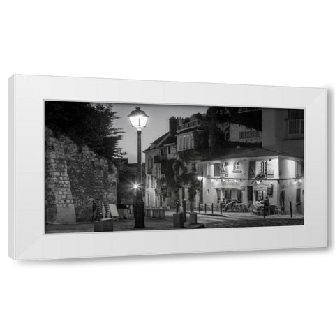 Twilight at Maison White Modern Wood Framed Art Print by Delimont, Danita