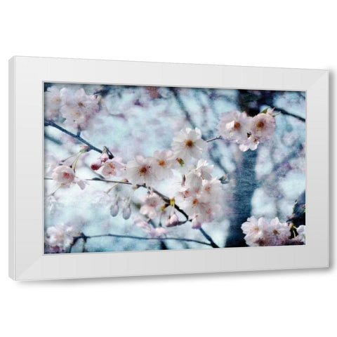 Flowering Joy White Modern Wood Framed Art Print by Weisz, Irene