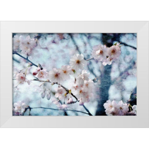 Flowering Joy White Modern Wood Framed Art Print by Weisz, Irene
