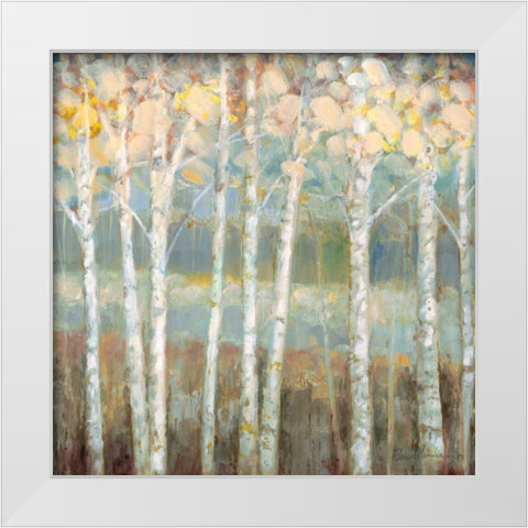 Natures Palette I White Modern Wood Framed Art Print by Manning, Ruane