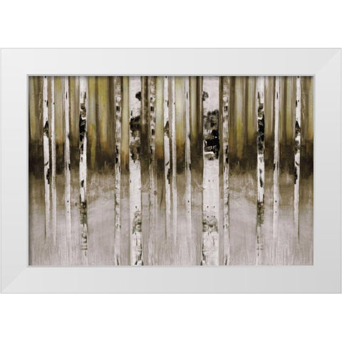 Fern Creek White Modern Wood Framed Art Print by Jill, Susan