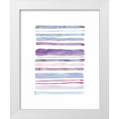 Line Over I White Modern Wood Framed Art Print by Robinson, Carol