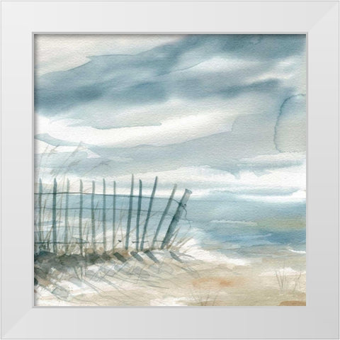 Subtle Mist II White Modern Wood Framed Art Print by Robinson, Carol