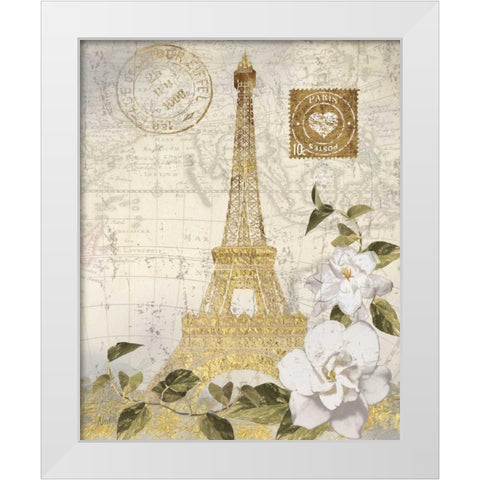 Jaime Je Vis White Modern Wood Framed Art Print by Nan