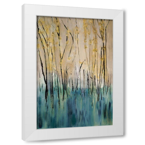 Mountain Air White Modern Wood Framed Art Print by Jill, Susan