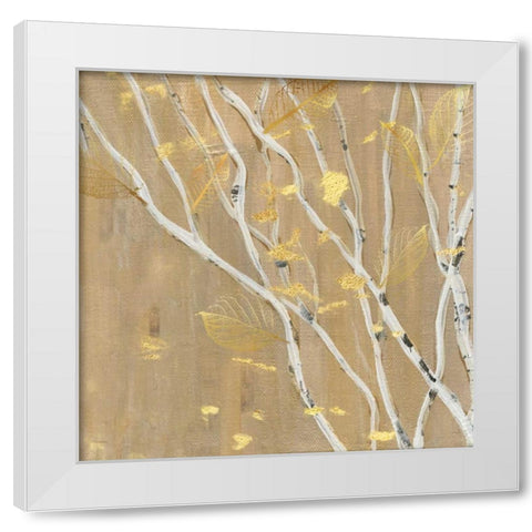 Birch Wood I White Modern Wood Framed Art Print by Jill, Susan