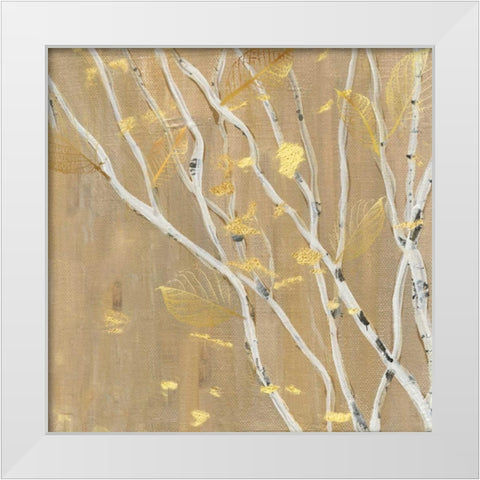 Birch Wood I White Modern Wood Framed Art Print by Jill, Susan