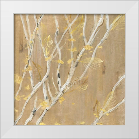 Birch Wood II White Modern Wood Framed Art Print by Jill, Susan