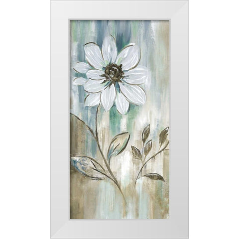 Garden Bloom I White Modern Wood Framed Art Print by Nan