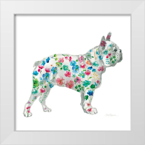 Tapestry French White Modern Wood Framed Art Print by Robinson, Carol