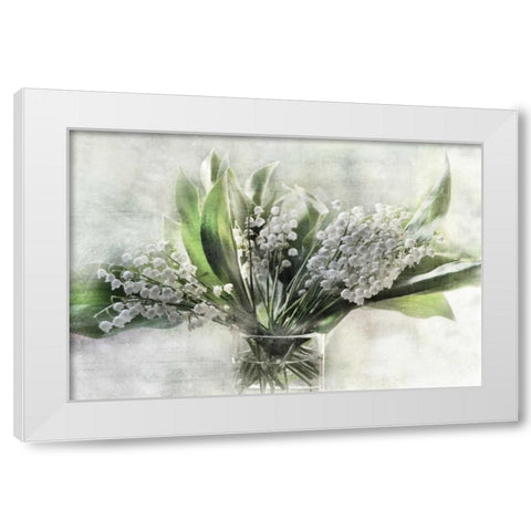 Spring Bells I White Modern Wood Framed Art Print by Weisz, Irene