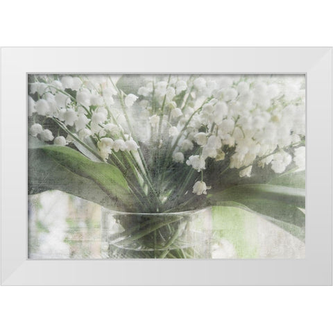 Spring Bells II White Modern Wood Framed Art Print by Weisz, Irene