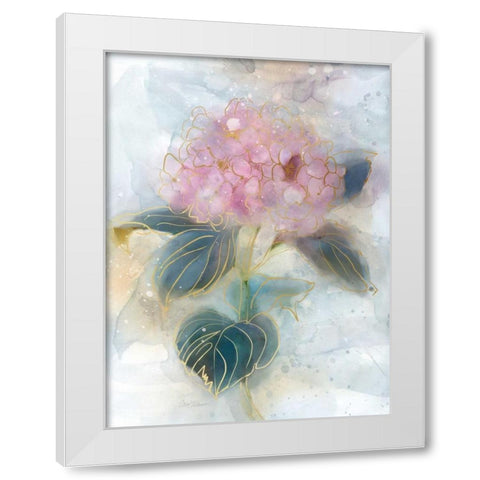 Stained Glass White Modern Wood Framed Art Print by Robinson, Carol