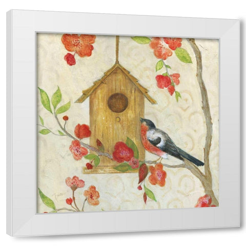 Neighborhood I White Modern Wood Framed Art Print by Tava Studios