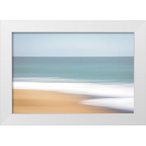 Santa Cruz White Modern Wood Framed Art Print by Dahlgren, Ann