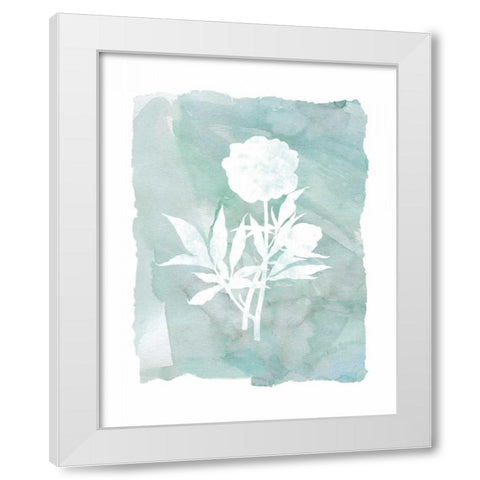 Silhouette White Modern Wood Framed Art Print by Robinson, Carol