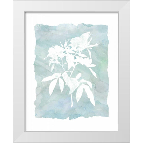 Silhouette White Modern Wood Framed Art Print by Robinson, Carol