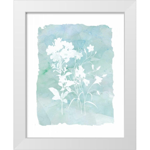 Silhouette White Modern Wood Framed Art Print by Robinson, Carol