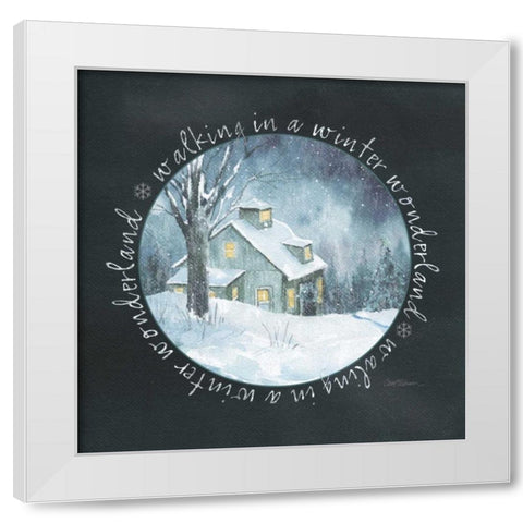 Winter Wonderland White Modern Wood Framed Art Print by Robinson, Carol