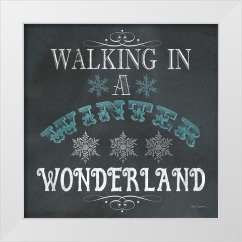 Wonderland Type White Modern Wood Framed Art Print by Robinson, Carol