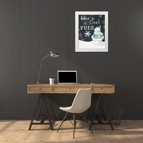 Have a Cool Yule White Modern Wood Framed Art Print by Robinson, Carol