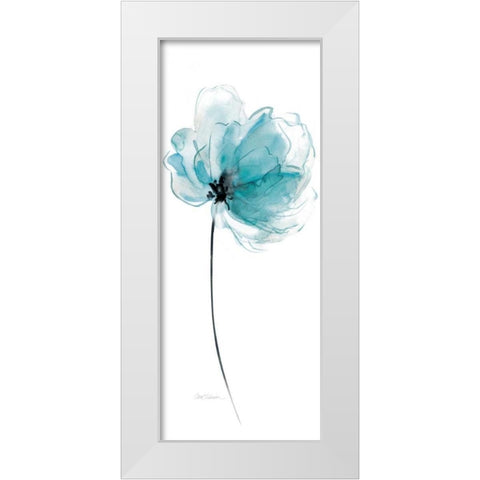 Quiet White Modern Wood Framed Art Print by Robinson, Carol