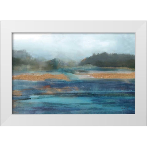 Cold Spring White Modern Wood Framed Art Print by Jill, Susan