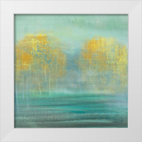 Glimmer of Sun White Modern Wood Framed Art Print by Jill, Susan