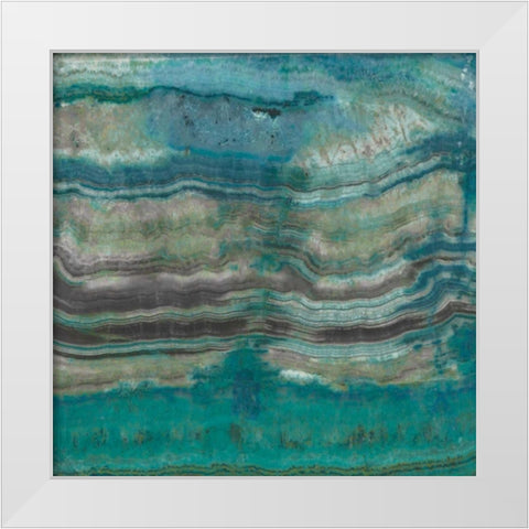 Azure I White Modern Wood Framed Art Print by Jill, Susan
