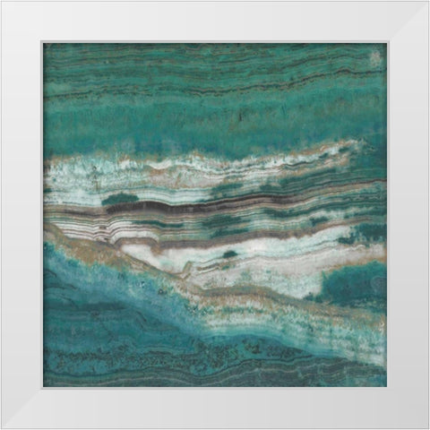 Azure II White Modern Wood Framed Art Print by Jill, Susan