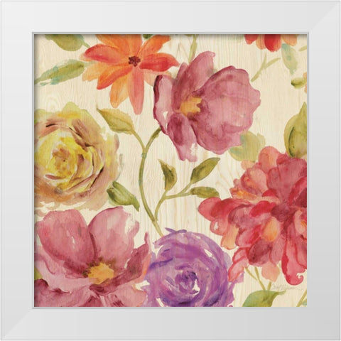 Summer Sorbet I White Modern Wood Framed Art Print by Robinson, Carol