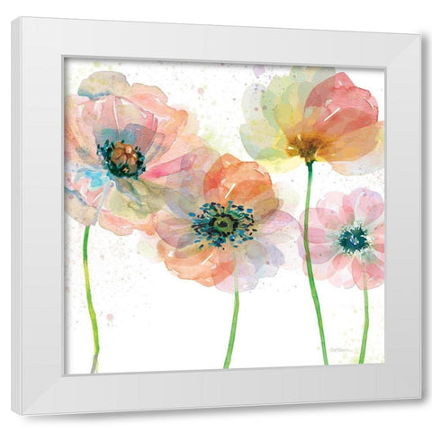 Summer Fields I White Modern Wood Framed Art Print by Robinson, Carol