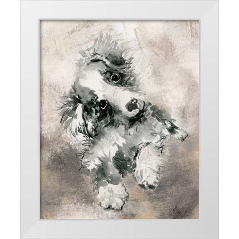 Sketchy Study White Modern Wood Framed Art Print by Robinson, Carol