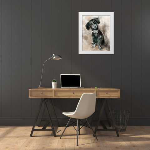 Sketchy Study White Modern Wood Framed Art Print by Robinson, Carol