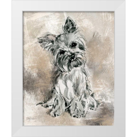 Sketchy Study White Modern Wood Framed Art Print by Robinson, Carol